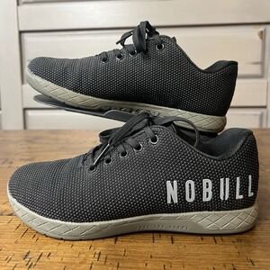 NOBULL Cross-fit Shoes Unisex M 6.5 W 8 Black Low Top Gym Training